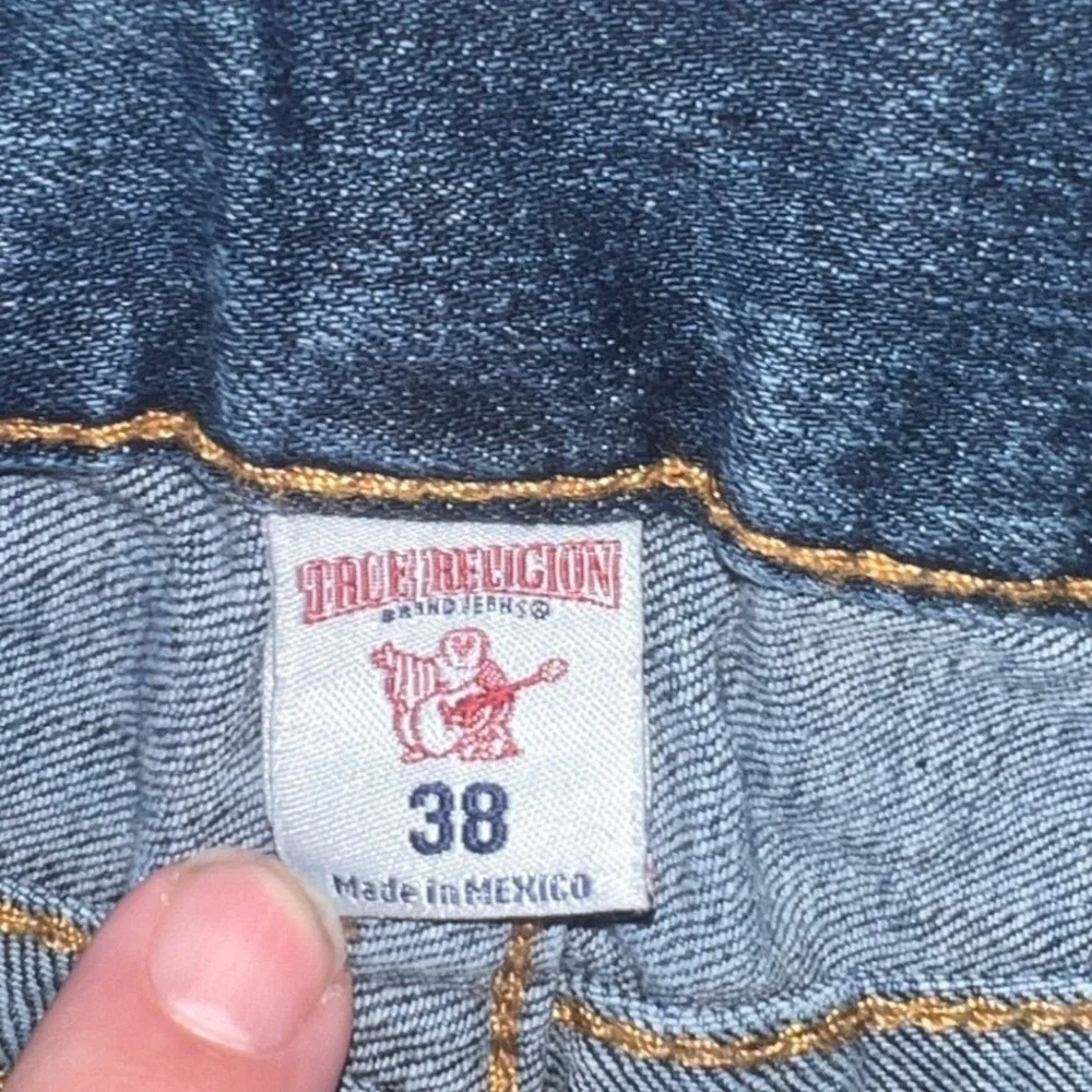 True Religion Men's Section Skinny Dark Wash Denim Jeans Size 38 101004 FGKD